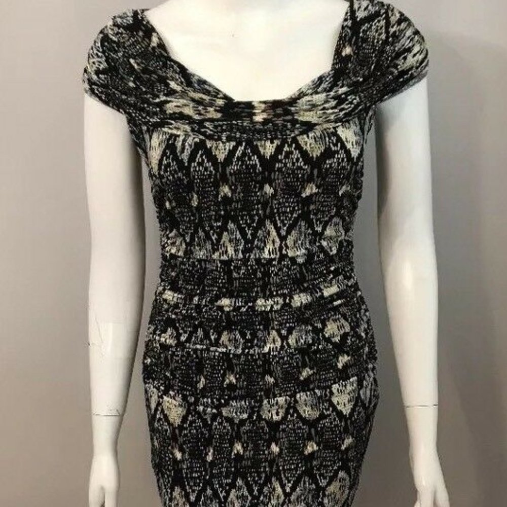 WOMENS LAUNDRY SHELLI SEGAL SNAKE PRINT DRESS  2